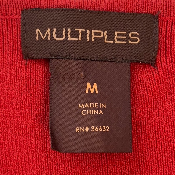 MULTIPLES TANK TOP SIZE MEDIUM NWOT - Picture 4 of 5
